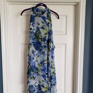 Ashley Stewart high neck sleeveless blouse